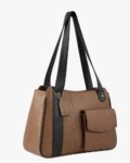 Contrast Strap Crossbody Tan - Image 2