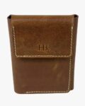 3 Fold Magnetic Wallet Dark-Tan