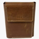 3 Fold Magnetic Wallet Dark-Tan