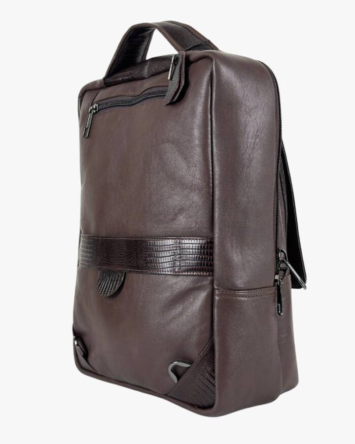 Executive Tech Pack Croc-Embossed Dark Chocolate - Image 3