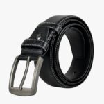 Ring Punch Belt Contrast Stitching
