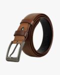 Two-Tone Cognac Heritage Belt