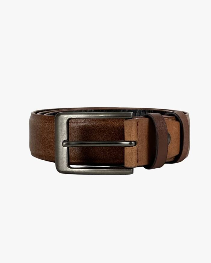 Two-Tone Cognac Heritage Belt - Image 2