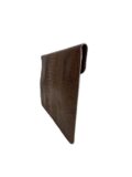 Embossed Leather Envelope Clutch - Image 2