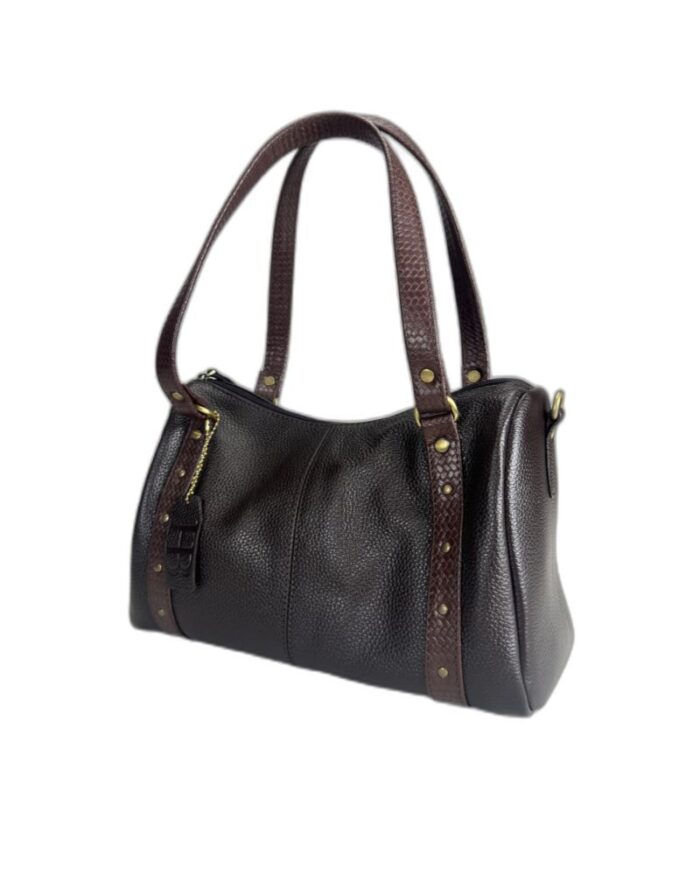 HB Classic Luxe Leather Tote - Image 3