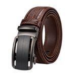 Luxury Leather Slide Lock Belt