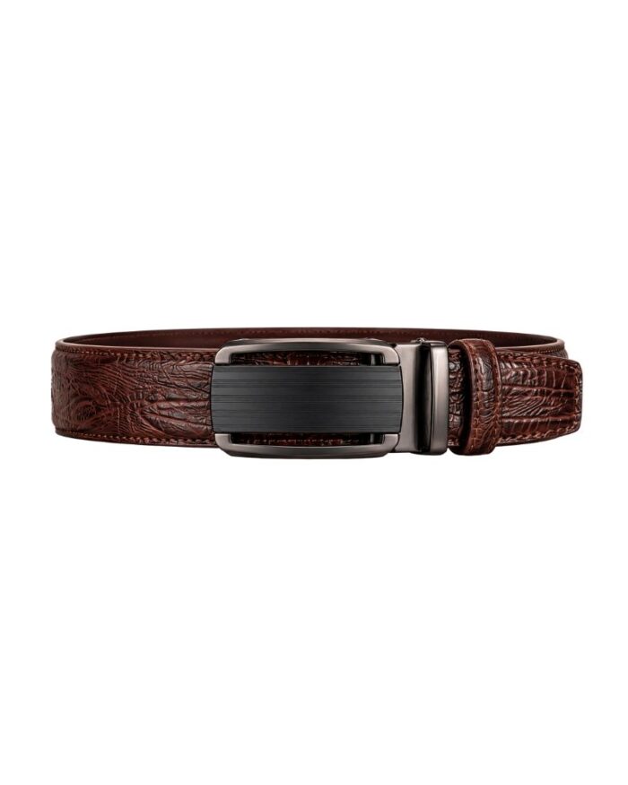 Luxury Leather Slide Lock Belt - Image 2