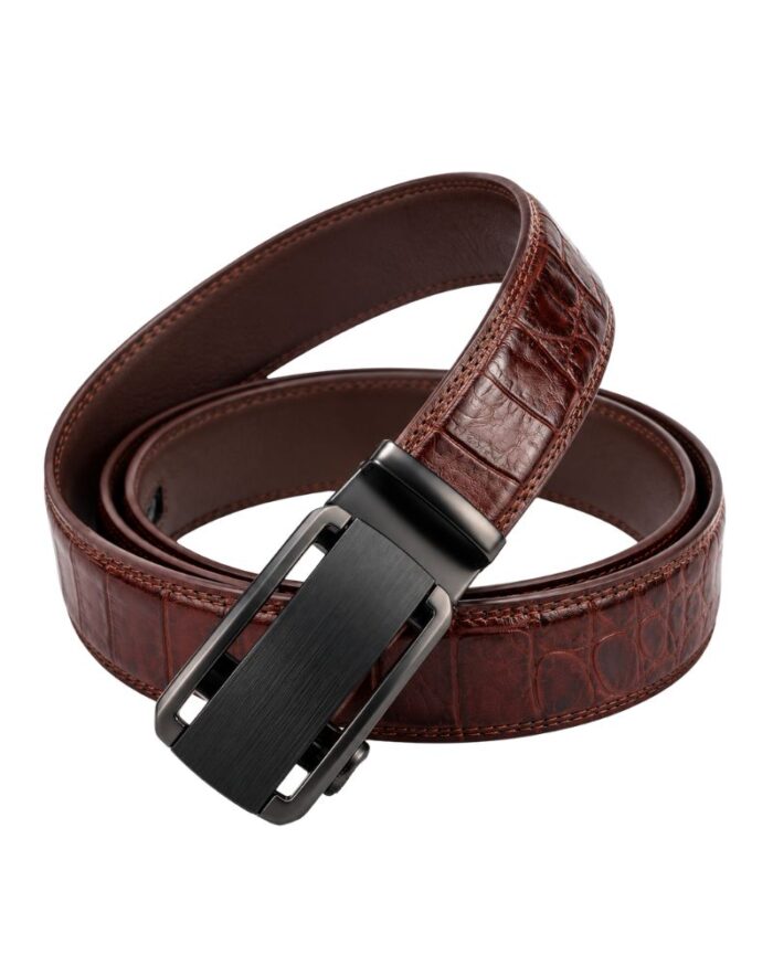 Premium Leather Executive Ratchet Belt - Image 2